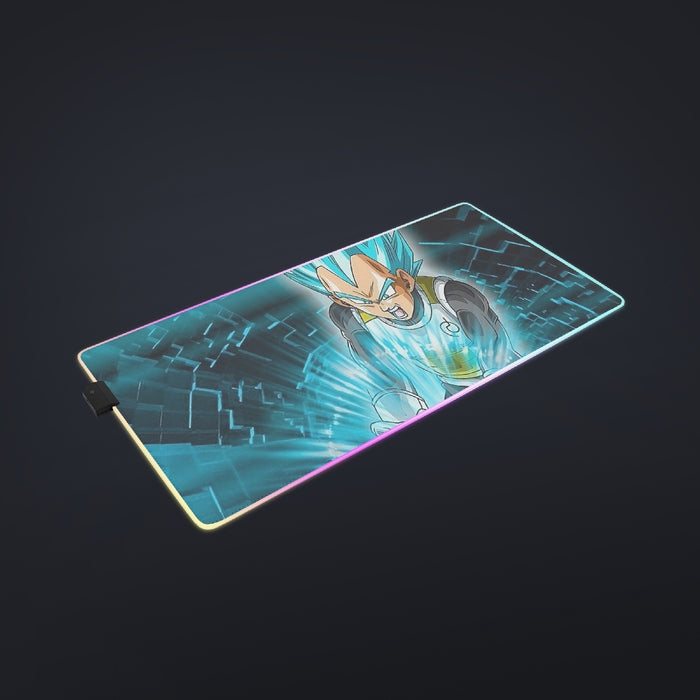 Dragon Ball Super Vegeta Blue Double Galick Gun Epic cool LED Mouse Pad