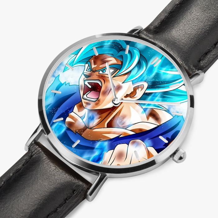 DBZ-Store Awesome Goku Blue Kaioken Powerup Watch