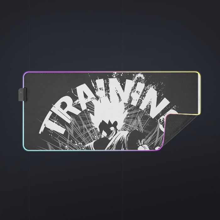 Dragon Ball Z Goku Training To Go Super Saiyan Epic cool LED Mouse Pad