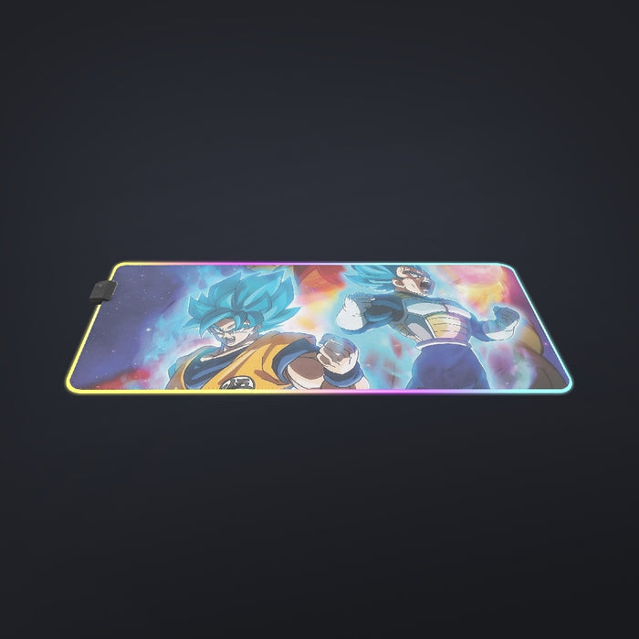 DBZ Legendary Broly Son Goku Vegeta Super Saiyan Blue  cool  LED  Mouse Pad