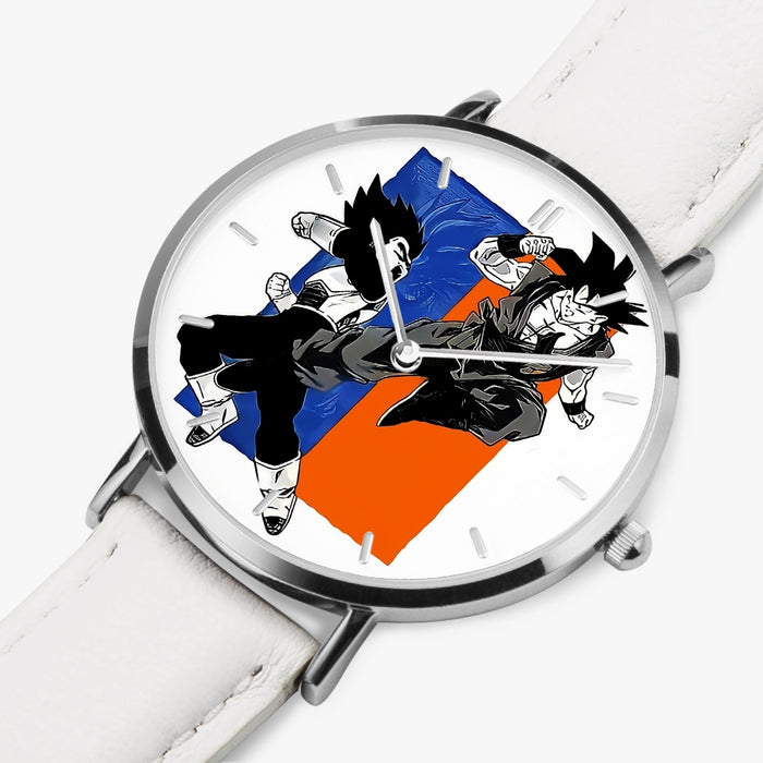 DBZ-Store Cool Red Goku And Blue Vegeta Fight Watch