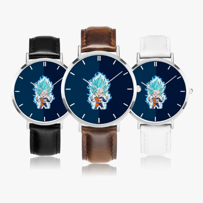 DBZ-Store Cute Goku Vegeta Chibi SSGSS God Blue Watch