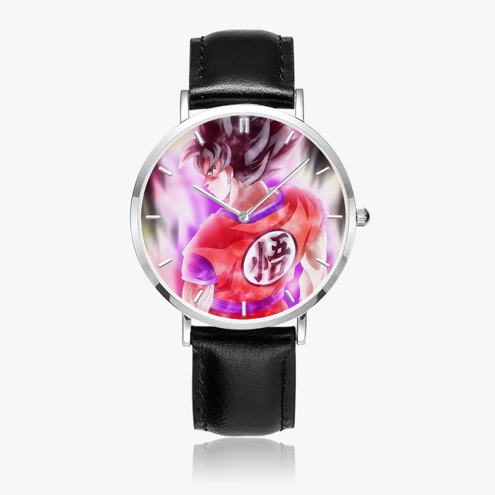 DBZ-Store Awesome Super Goku Kaioken Cool Purple Aura Watch