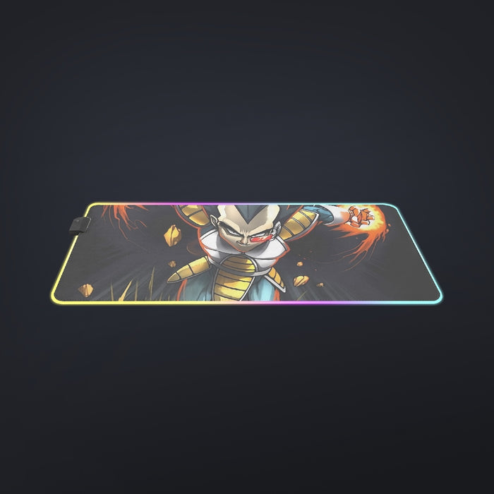 Dragon Ball Armored Vegeta Double Galick Cannon Dope cool LED Mouse Pad