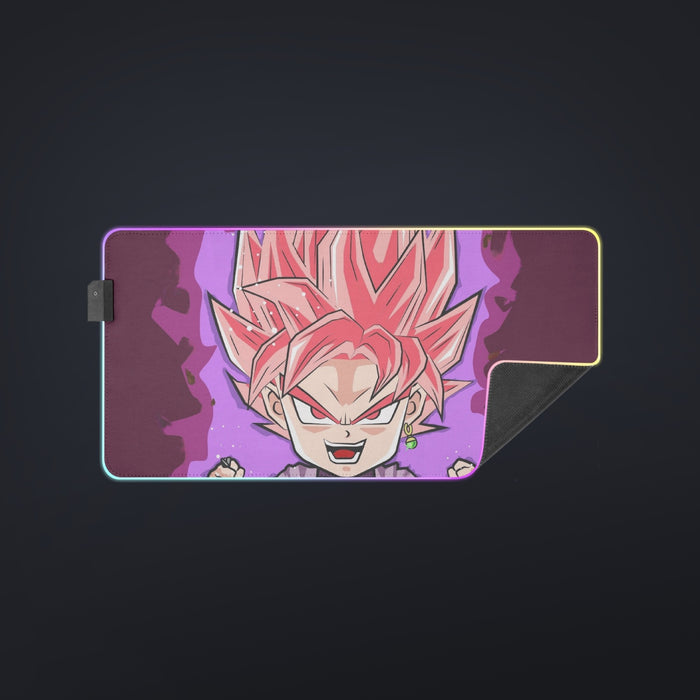 DBZ Goku Black Zamasu Rose Super Saiyan Cute Chibi Design cool LED  Mouse Pad