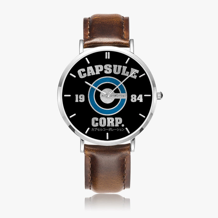 DBZ-Store Nostalgic Capsule Corp Baseball Graphic Watch