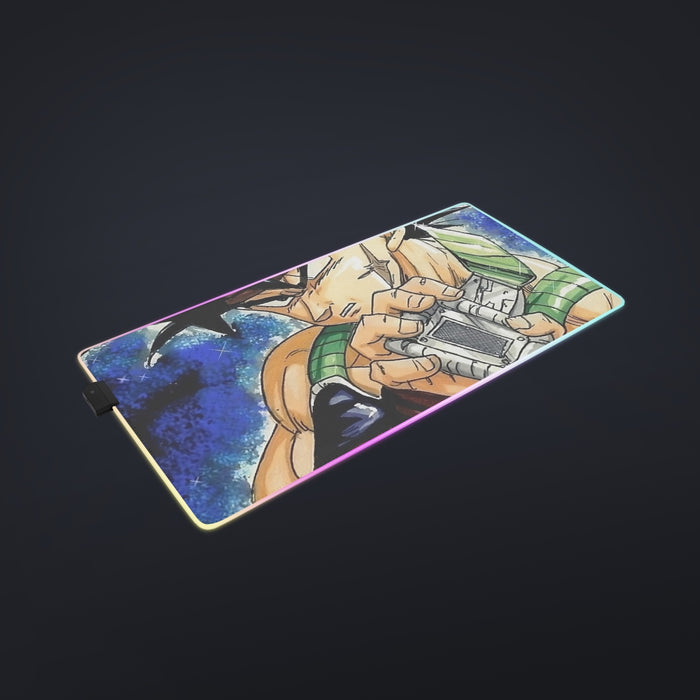 Dragon Ball Bardock Super Saiyan Goku Father Warrior Color Streetwear cool LED  Mouse Pad