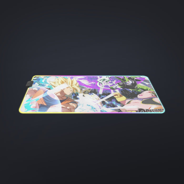 Dragon Ball Z  Goku & Vegeta Vs Frieza & Cell cool LED Gaming Mouse Pad