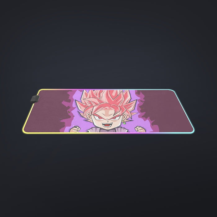 DBZ Goku Black Zamasu Rose Super Saiyan Cute Chibi Design cool LED  Mouse Pad