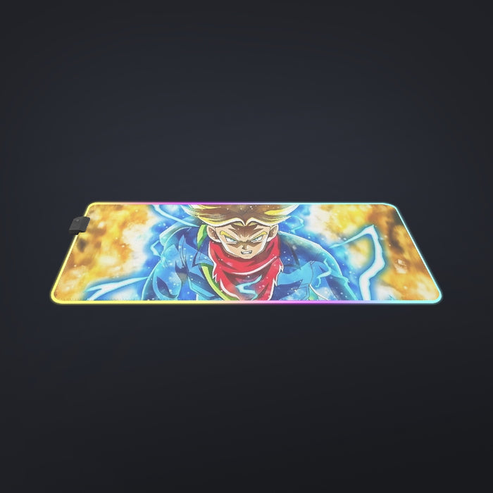 DBZ Rage Super Saiyan Trunks Portrait Unique Style cool LED  Mouse Pad