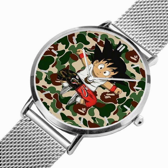 DBZ-Store Cool Jumping Kid Goku Camouflage Watch