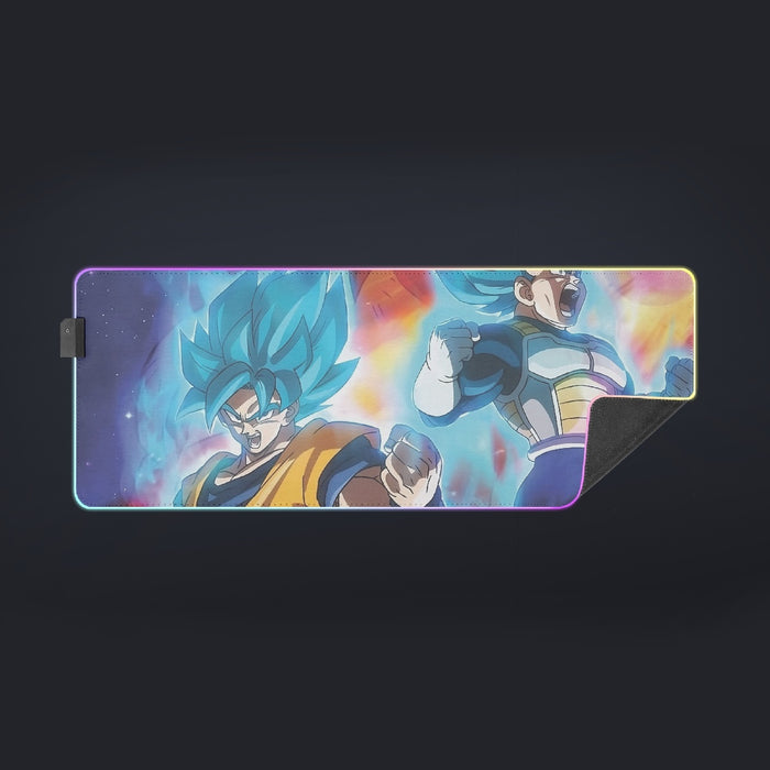 DBZ Legendary Broly Son Goku Vegeta Super Saiyan Blue  cool  LED  Mouse Pad