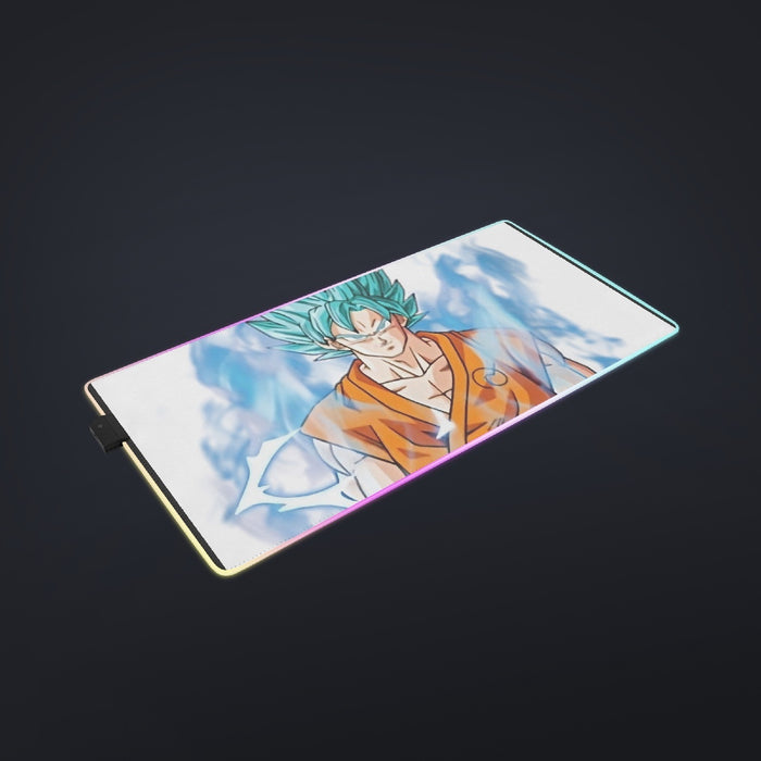 Dragon Ball Super SSGSS Goku cool LED Mouse Pad