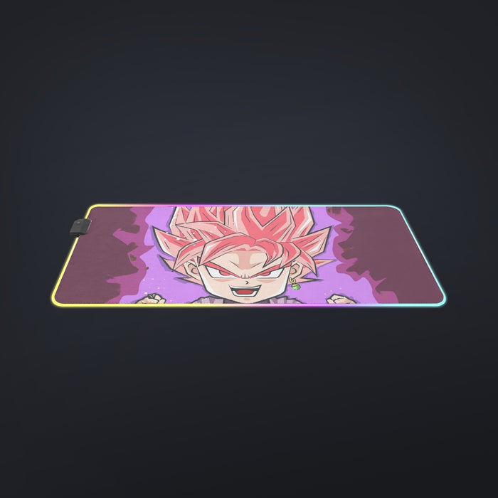 DBZ Goku Black Zamasu Rose Super Saiyan Cute Chibi Design cool LED  Mouse Pad