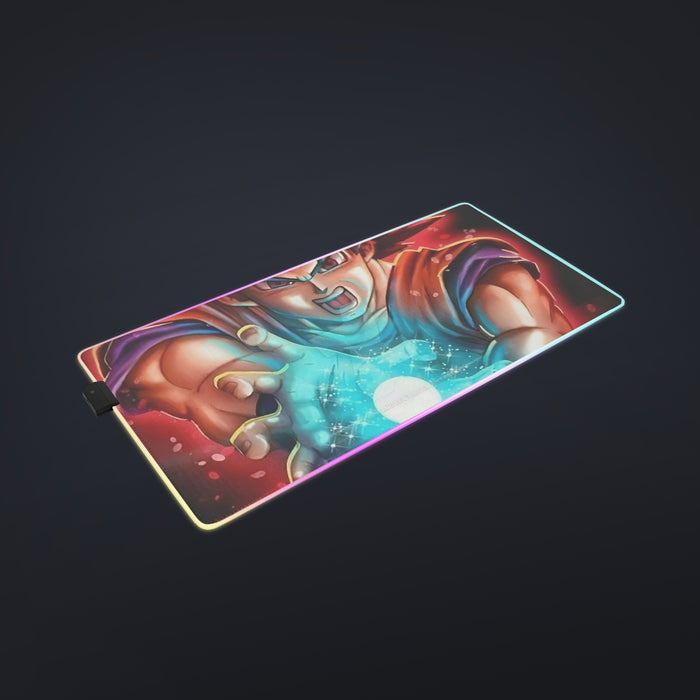 Awesome Red Hair Goku DBZ  cool LED  Mouse Pad