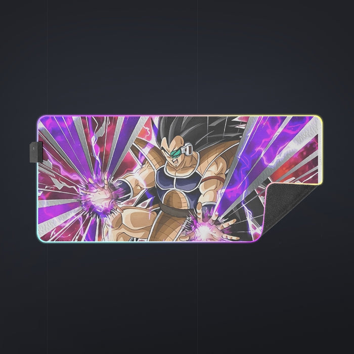 Dragon Ball Z Vibrant Saiyan Raditz Radiant Light Cool LED  Mouse Pad