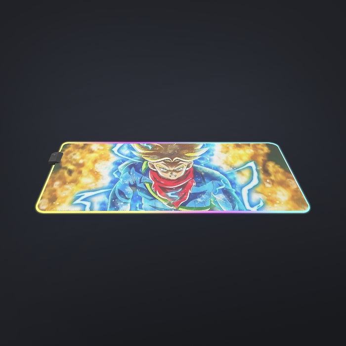 DBZ Rage Super Saiyan Trunks Portrait Unique Style cool LED  Mouse Pad