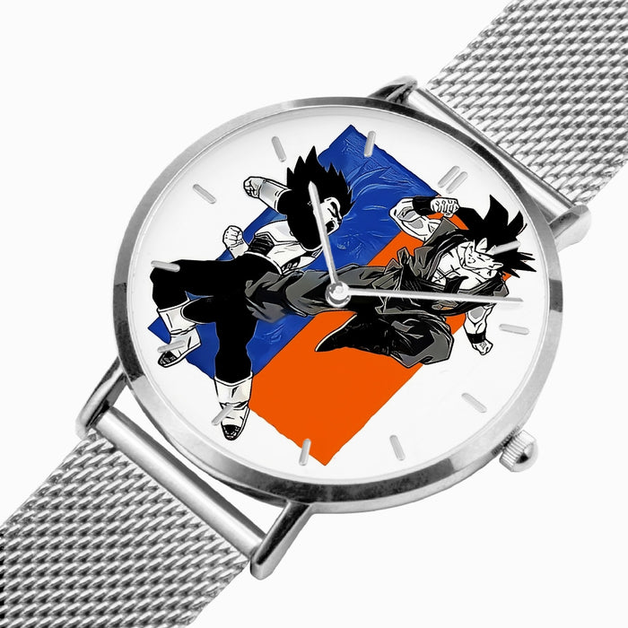 DBZ-Store Cool Red Goku And Blue Vegeta Fight Watch