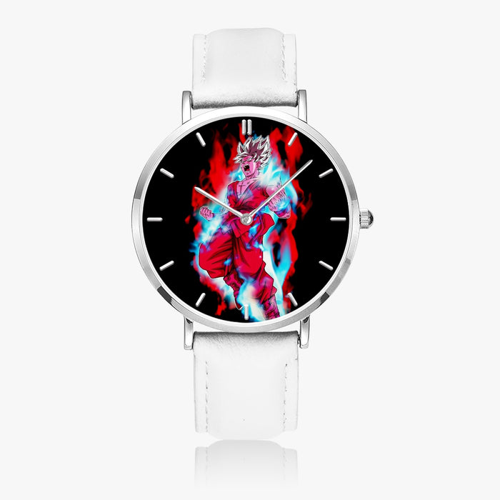 DBZ-Store Cool Goku White Super Saiyan Whis Symbol Watch