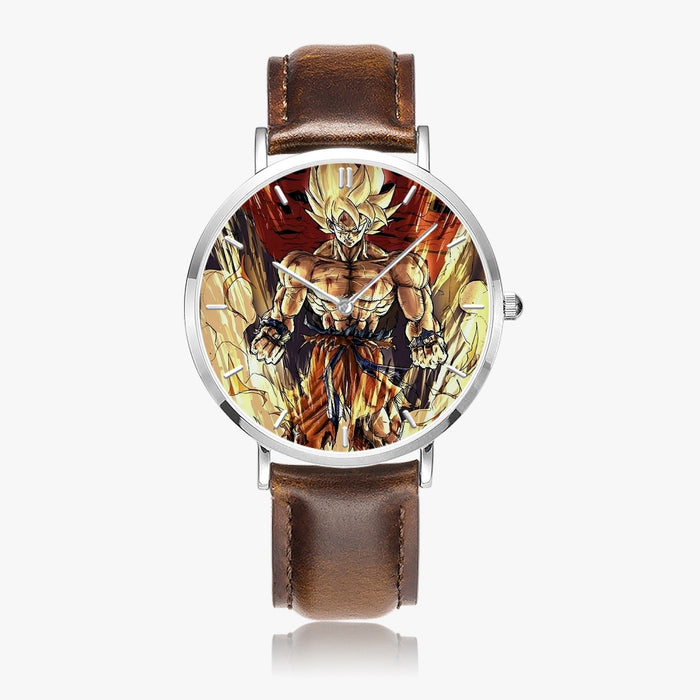 DBZ-Store Awesome Powerful Goku Super Saiyan 2 Transformation SSJ2 Watch