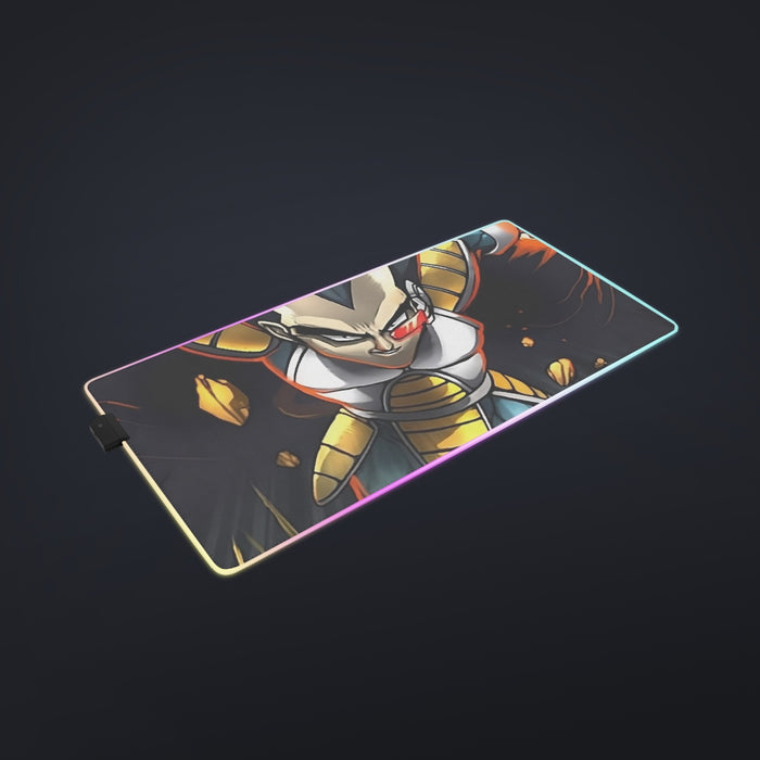 Dragon Ball Armored Vegeta Double Galick Cannon Dope cool LED Mouse Pad