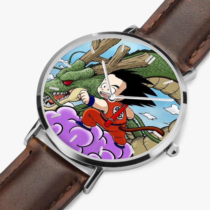 DBZ-Store Awesome Kid Goku Flying With Shenron Watch