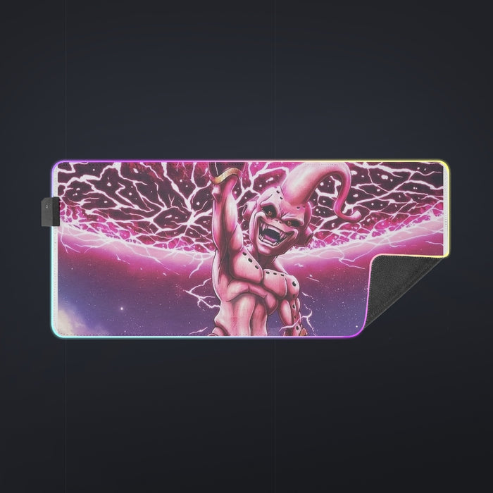 DBZ Kid Buu Super Villain Giant Ki Blast Realistic Design cool  LED Mouse Pad