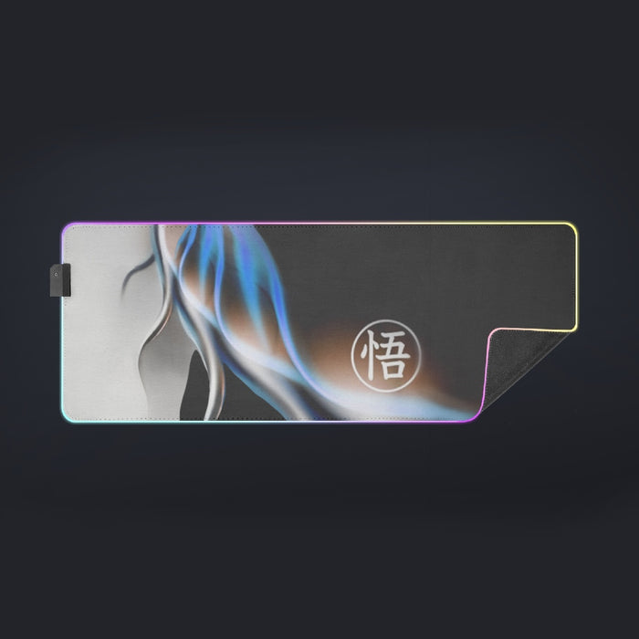 Goku Mastered Ultra Instinct Fire  cool LED  Mouse Pad
