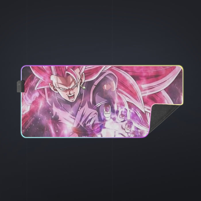 Dragon Ball Black Goku Rose 3 Ultra Instinct Epic 3D cool LED Mouse Pad