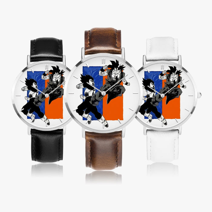 DBZ-Store Cool Red Goku And Blue Vegeta Fight Watch