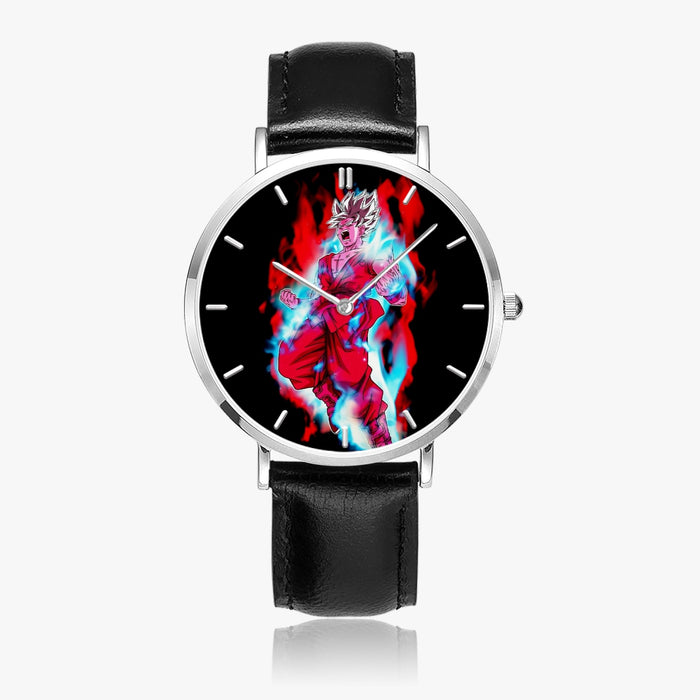 DBZ-Store Cool Goku White Super Saiyan Whis Symbol Watch