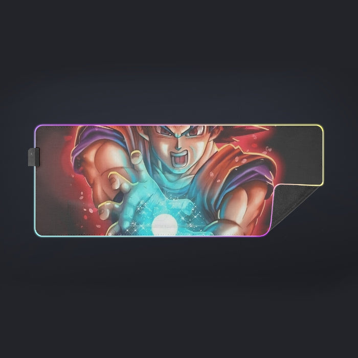 Awesome Red Hair Goku DBZ  cool LED  Mouse Pad