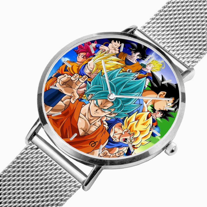 DBZ-Store Epic Goku Super Saiyan All Powerups Design Watch