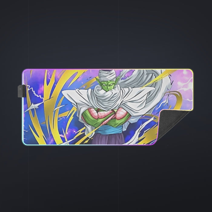 Dragon Ball Angry Piccolo Waiting Fight Aura Yellow Fashion cool LED Mouse Pad