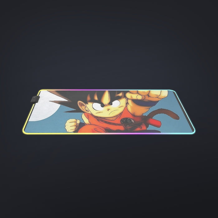 Young Goku Kid Flying Cloud Fight 3D Dragonball cool LED Mouse Pad