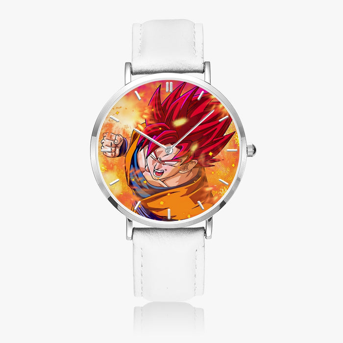 DBZ-Store Dope Super Goku Rage Red Ultra Instinct Watch