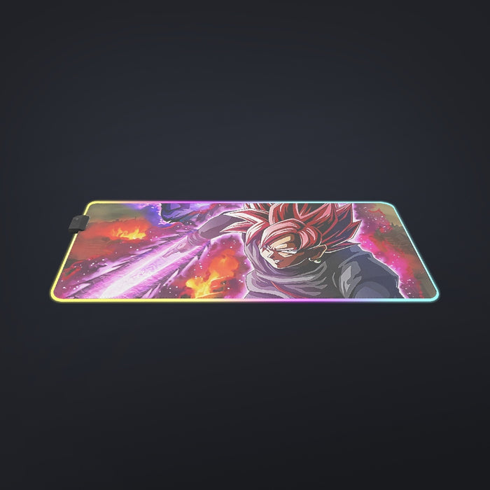 DBZ Goku Black Zamasu Super Saiyan Rose Dope Vibe cool  LED  Mouse Pad