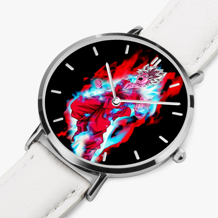 DBZ-Store Cool Goku White Super Saiyan Whis Symbol Watch