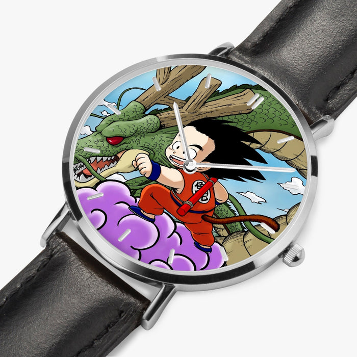 DBZ-Store Awesome Kid Goku Flying With Shenron Watch