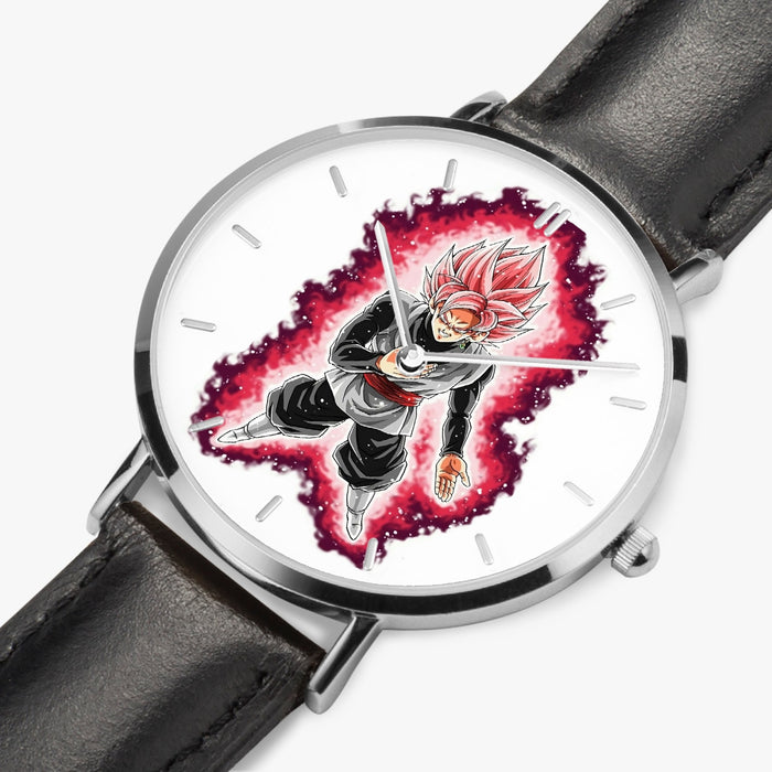 DBZ-Store Dope Super Black Goku Rose Super Saiyan 2 Grin Watch