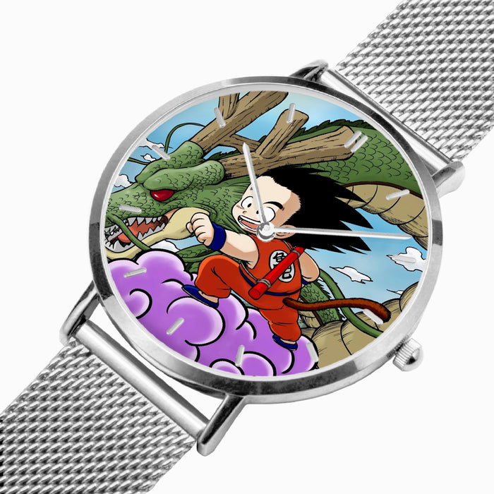 DBZ-Store Awesome Kid Goku Flying With Shenron Watch