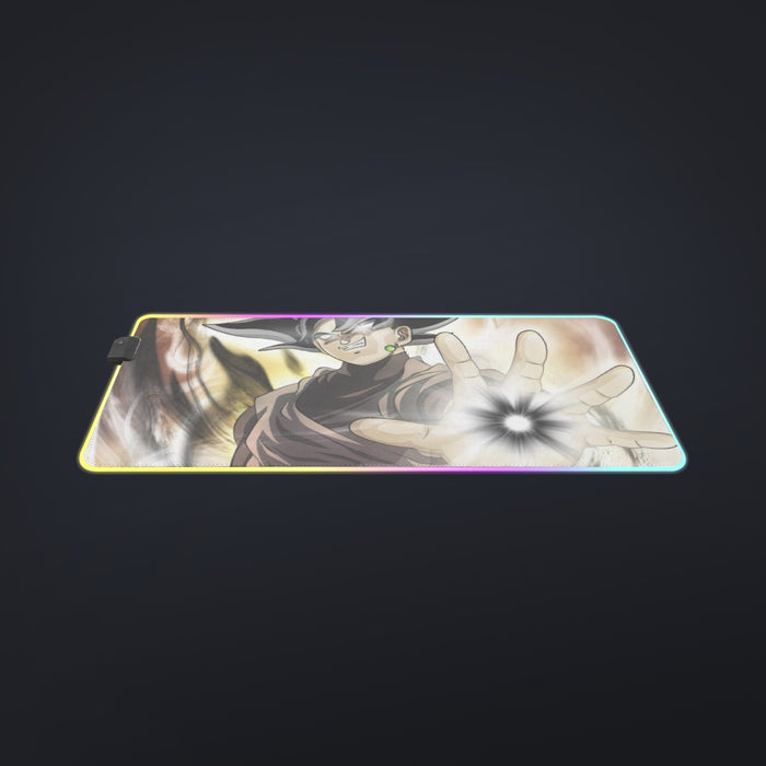 Dragon Ball Super Black Goku Black Hole Creation cool LED Gaming Mouse Pad