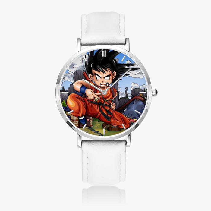 DBZ-Store Cool Angry Kid Goku Sky Clouds Blue Watch