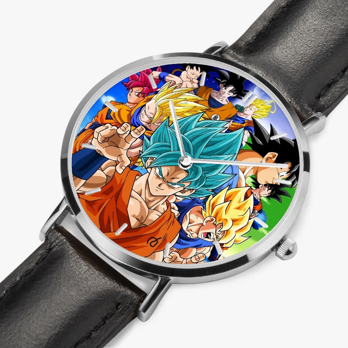 DBZ-Store Epic Goku Super Saiyan All Powerups Design Watch