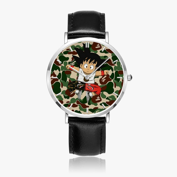 DBZ-Store Cool Jumping Kid Goku Camouflage Watch