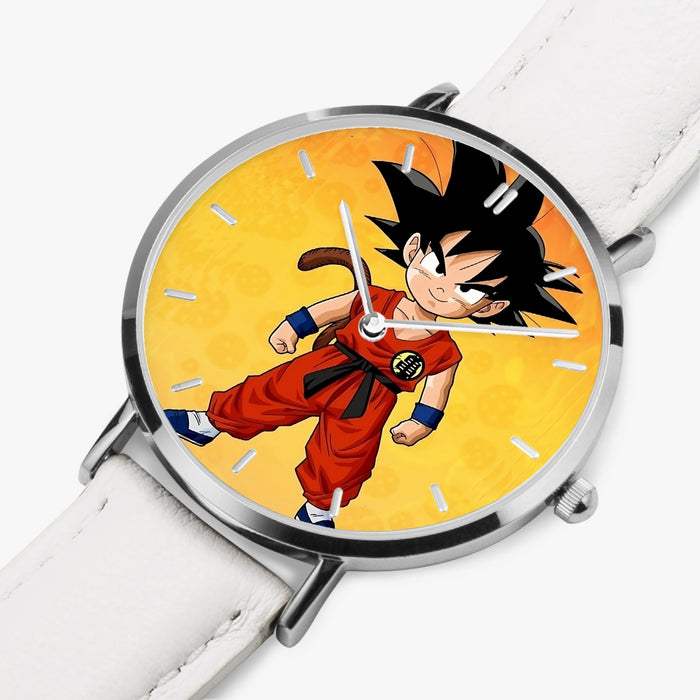 DBZ-Store Cute Young Kid Goku Yellow Graphic Watch