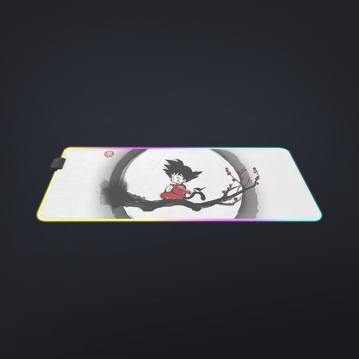 Young Goku Tee cool  LED  Mouse Pad