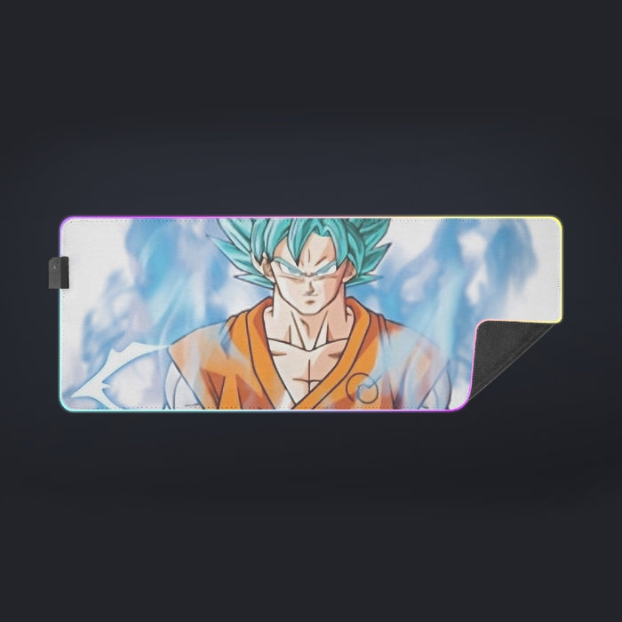 Dragon Ball Super SSGSS Goku cool LED Mouse Pad