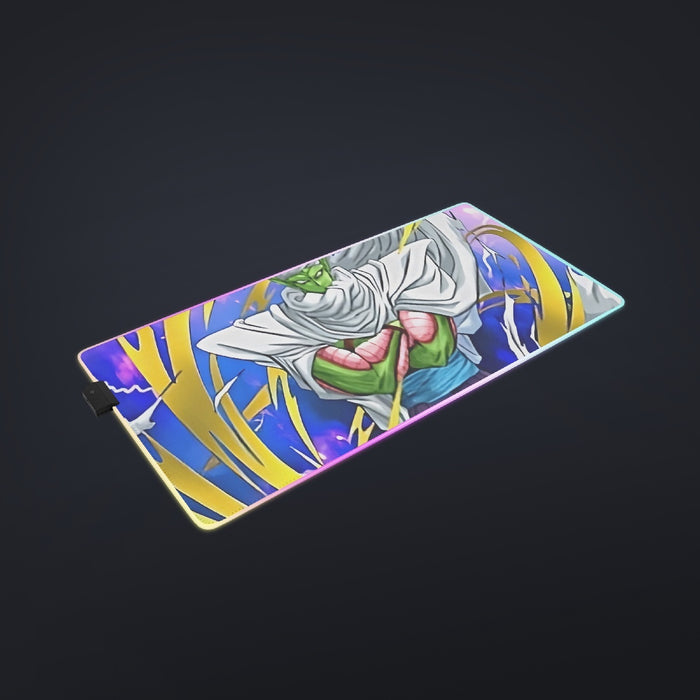 Dragon Ball Angry Piccolo Waiting Fight Aura Yellow Fashion cool LED Mouse Pad