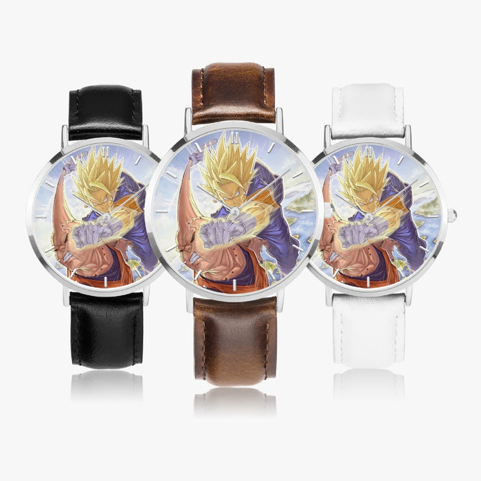 DBZ-Store Awesome Vegito Punching Super Buu Watch